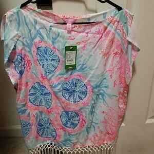 Lilly Pulitzer Jasmine caftan top